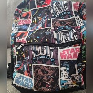 Star Wars Multicolor Comic-Print Men's Backpack With Accesories.